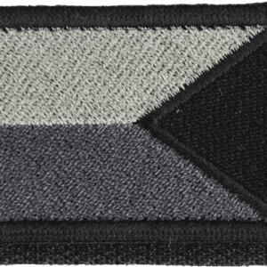 Nášivka: Vlajka Česká republika zrcadlová [55×38] [ssz] šedá | černá