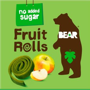 BEAR Ovocné rolované plátky jablko 5*20 g