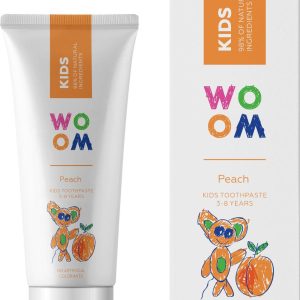 WOOM Dětská zubní pasta Broskev 50 ml