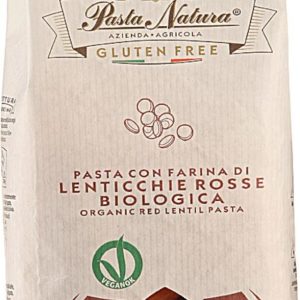 PASTA NATURA Těstoviny z červené čočky, PENNE 250 g