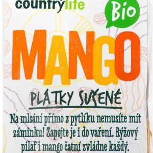 Country Life Mango plátky sušené BIO 80 g