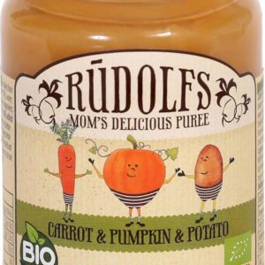 Rudolfs BIO Příkrm mrkev, dýně a brambory 190g