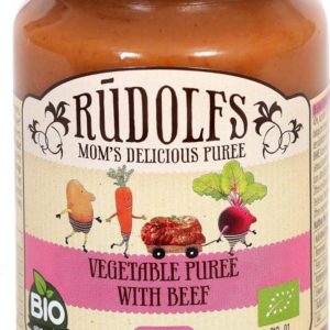 Rudolfs BIO Zelenina s hovězím masem 190 g