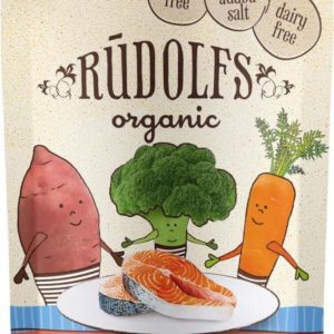 Rudolfs BIO kapsička, Batáty, brokolice, mrkev s lososem 110 g