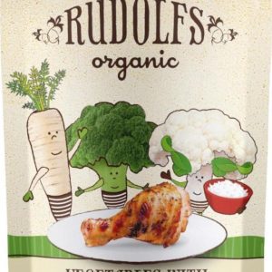Rudolfs BIO kapsička Zelenina, rýže, kuřecí maso 110 g