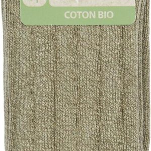 NATURA VIDA PONOŽKY ORGANIC COTTON REGULAR KAKI 39-42 1 ks