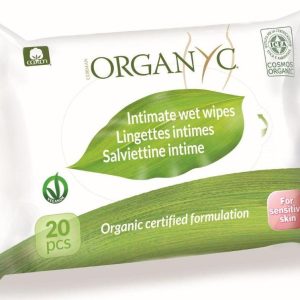 Organyc Dámské čistící ubrousky 20 ks