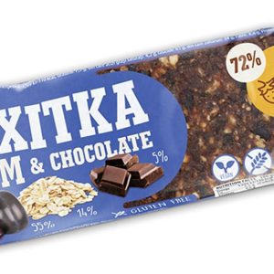 Mixit Mixitka BEZ LEPKU – Švestka + čokoláda 46 g