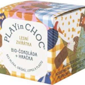 PLAYin CHOC Čokoláda lesní zvířátka BIO 20 g