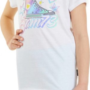 SAM 73 Dívčí triko URSULA Bílá 104