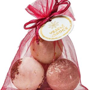 BiOOO Vánoční sada Ceano kuliček malá červená 3 ks