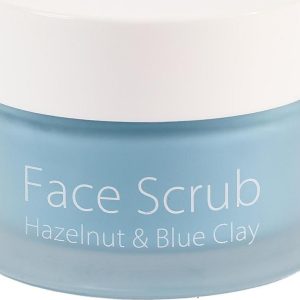 CANNOR Lískooříškový CBD pleťový peeling s modrým jílem 50 ml