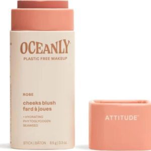 Attitude Tuhá krémová tvářenka Oceanly – Rose 8,5 g