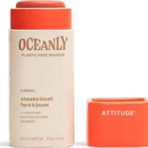 Attitude Tuhá krémová tvářenka Oceanly – Corail 8,5 g