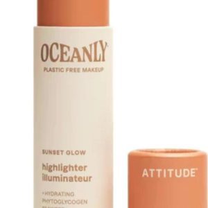 Attitude Tuhý krémový rozjasňovač Oceanly – Sunset Glow 8,5 g