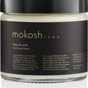 Mokosh Tělový solný peeling ICON vanilka a tymián 300 g / 250 ml