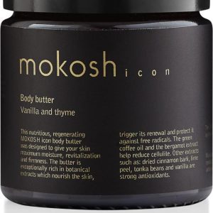 Mokosh Tělové máslo ICON vanilka a tymián 120 ml