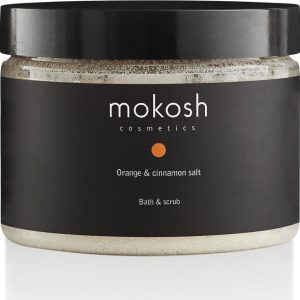 Mokosh Tělový solný peeling pomeranč a skořice 300 g / 250 ml