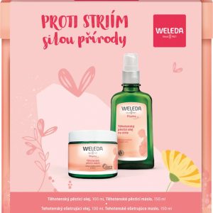 Weleda Silou přírody proti striím – dárkový mama set 100 ml + 150 ml