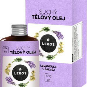 Leros Suchý tělový olej levandule & šalvěj 100 ml