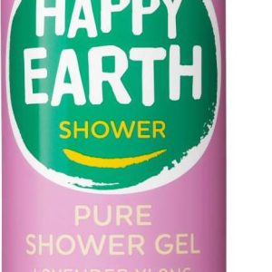 Happy Earth Jemný sprchový gel Levandule & Ylang  300 ml
