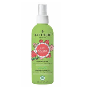 Little leaves Sprej pro snadné rozčesávání dětských vlásků s vůní melounu a kokosu Attitude 240ml