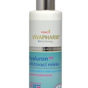 Pleťové odličovací mléko s kyselinou hyaluronovou VIVAPHARM 200 ml