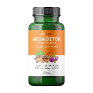 Mega Detox Ostropestřec + Kurkumin FORTE MOVit Energy 60 kapslí