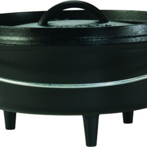 Litinový outdoorový hrnec Lodge 3,8 l s poklicí (Camp Dutch Oven)