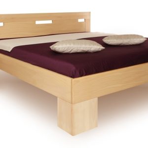 Postel dvoulůžko z masivu VAREZZA 6A, masiv buk