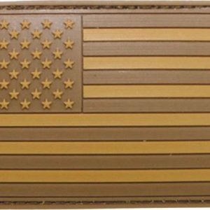 Nášivka gumová 3D: Vlajka USA desert