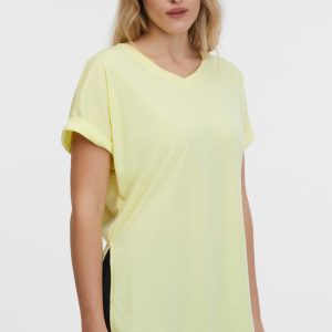 SAM 73 Dámské triko CAROLINA Žlutá 2XL