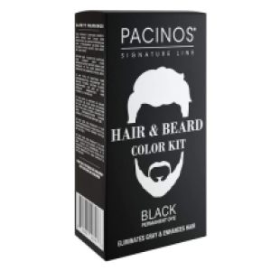 PACINOS Hair & Beard Color Kit – Black 30 + 30 ml