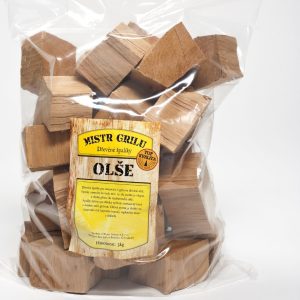Mistr grilu Dřevěné špalíky k uzení – OLŠE, 3 kg
