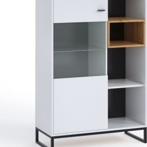 Gib Meble  Vitrína OL WIT 90 OLIER Gib 90/130/40