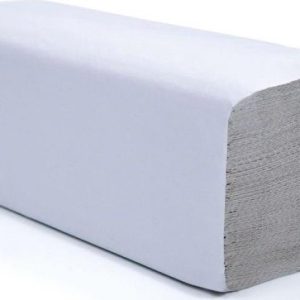 Papírové ručníky ZZ, 230 x 250 mm, 200 ks, šedé