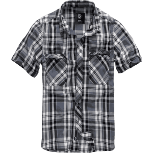 Brandit Košile Roadstar Shirt 1/2 černá | antracitová 5XL