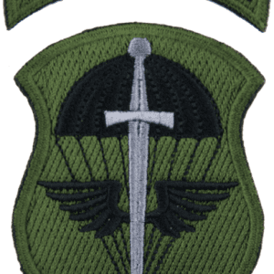 Nášivka: HLOUBKOVÝ PRŮZKUM olivová | černá