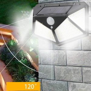 Solární lucerna 114 LED s detekcí pohybu a širokým projekčním úhlem