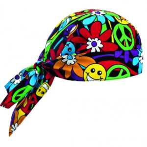Kuchařská šátek na hlavu EGOchef Peace and Love