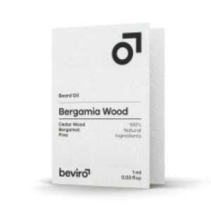 Beviro Bergamia Wood olej na vousy vzorek 1 ml