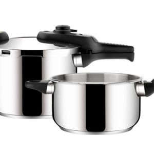 Tlakový hrnec Tescoma BIO EXCLUSIVE+ DUO, 4.0 a 6.0 l