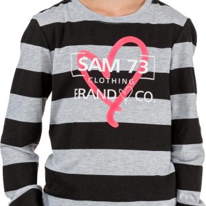 SAM 73 Dívčí triko s dlouhým rukávem HOPE Šedá 116