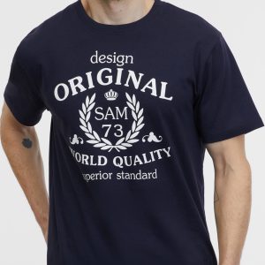 SAM 73 Pánské triko MAVERICK Modrá 2XL