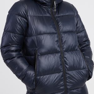 SAM 73 Dámská prodloužená bunda oversize JULES Modrá L