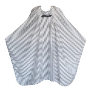 Pan Drwal pruhovaný kadeřnický plášť