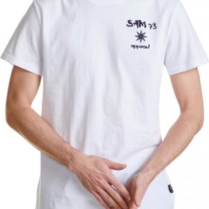 SAM 73 Pánské triko TERENCE Bílá L