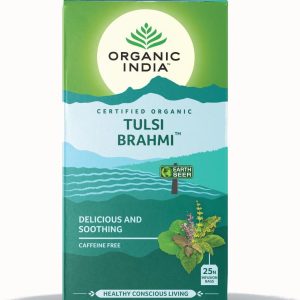 Organic India Čaj Tulsi Brahmi, bio 43,5 g, 25 ks