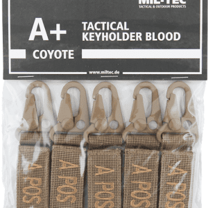 Klíčenka taktická A POS [sada 5 ks] okrová