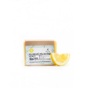 100% kokosové mýdlo na praní – pevné – citron Alchymistky 1 kg